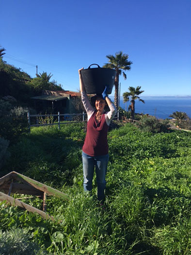 Finca La Paz Garten